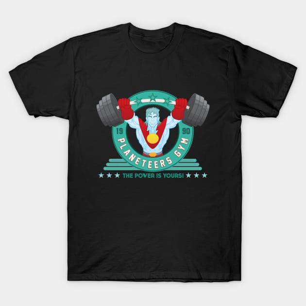 Planeteers Gym T-Shirt by Woah_Jonny